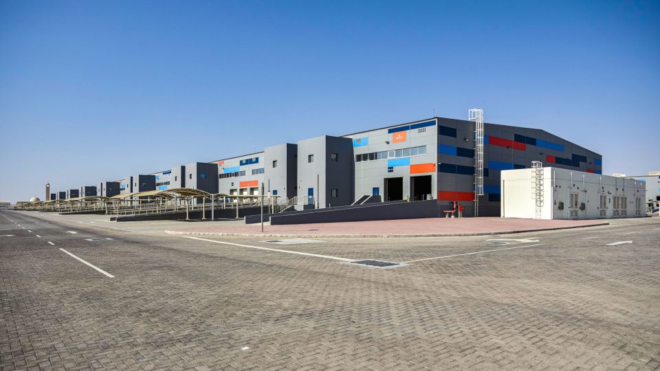 Generic view of warehouses in KEZAD