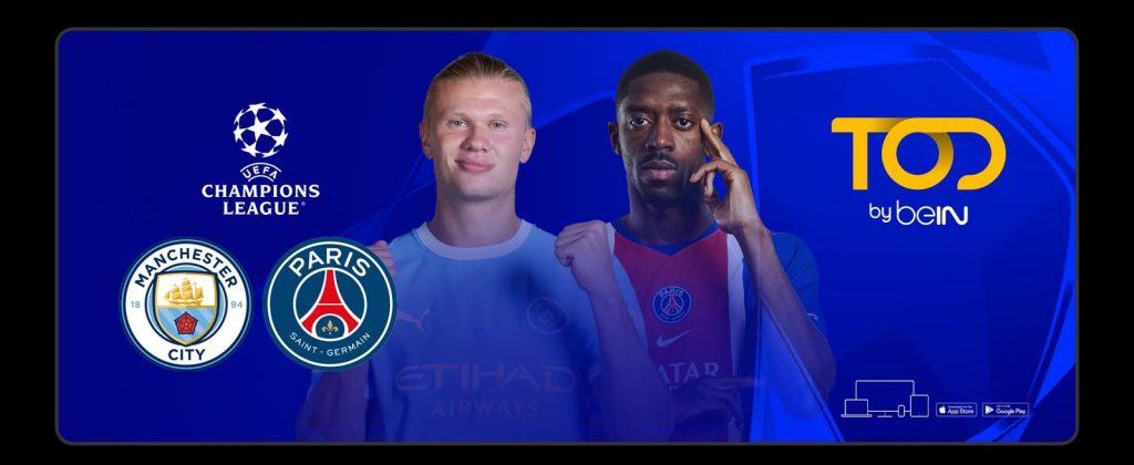 Manchester City vs PSG Headlines Champions League Action on TOD by beIN