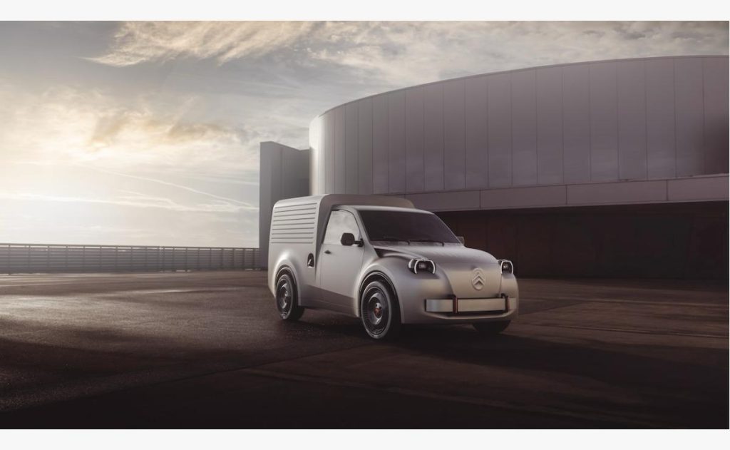 2 CV FOURGONNETTE CONCEPT: CITROËN REVIVES THE ICONIC SILHOUETTE OF ITS LIGHT COMMERCIAL VEHICLE